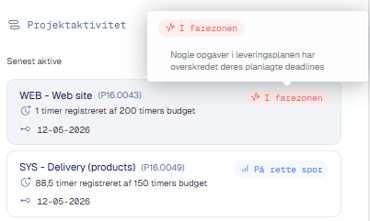 Customer overview project activity 2 DK