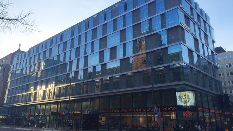 Det svenske kontor set fra Eriksbergsgatan